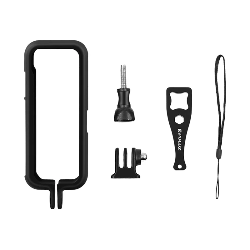 PULUZ PU587B For Insta360 ONE X2 Panoramic Camera Protective Frame PC Plastic Shockproof Shell