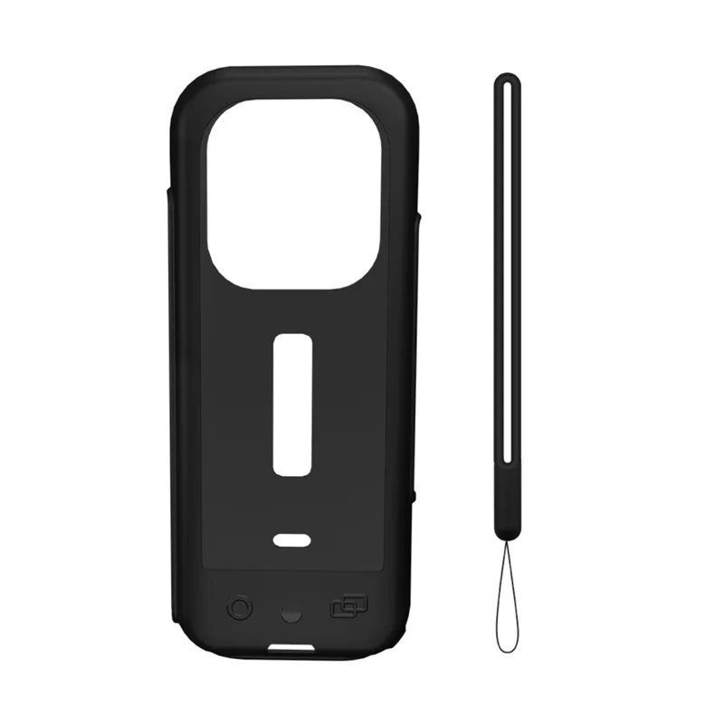 PULUZ PU879B For Insta360 X3 Camera Silicone Protective Case with Hand Strap