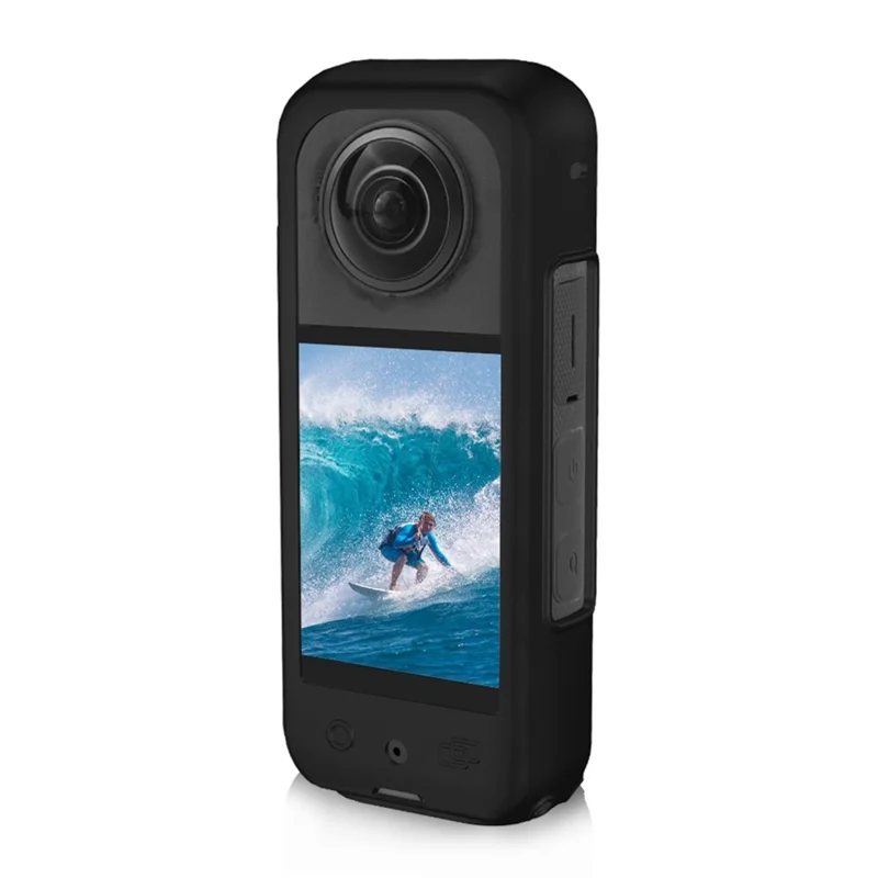 PULUZ PU879B For Insta360 X3 Camera Silicone Protective Case with Hand Strap