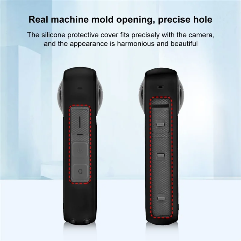 PULUZ PU879B For Insta360 X3 Camera Silicone Protective Case with Hand Strap