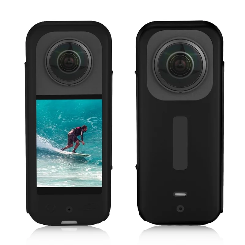 PULUZ PU879B For Insta360 X3 Camera Silicone Protective Case with Hand Strap