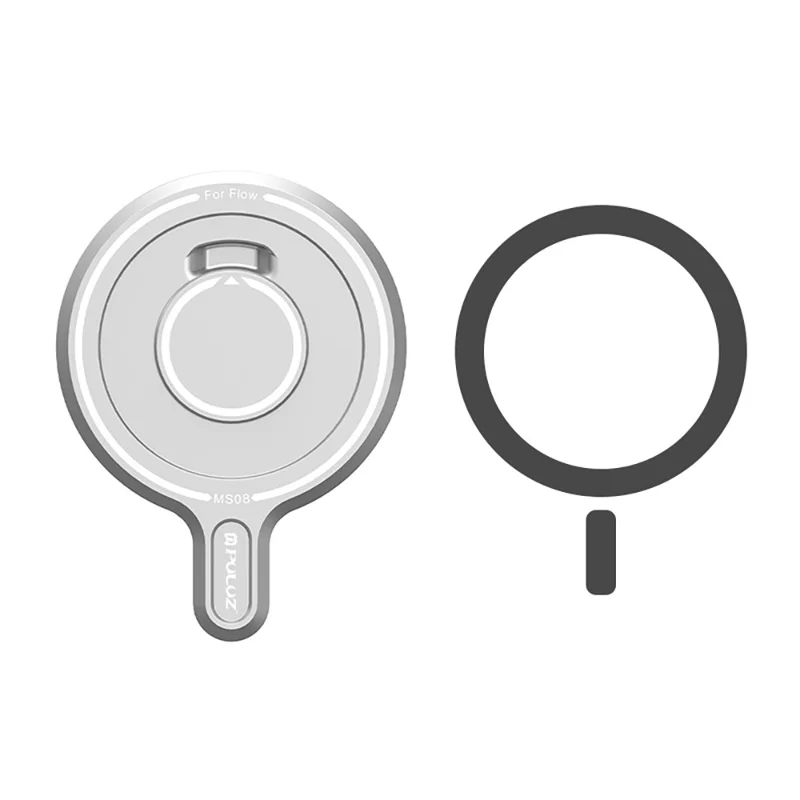 PULUZ PU710S Adaptateur de Cardan pour Insta360 Flow Support de Téléphone Compatible avec MagSafe en Alliage d'Aluminium pour Perche à Selfie
