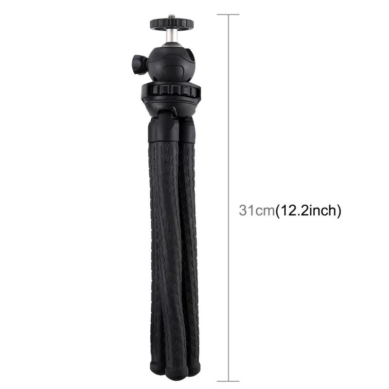 PULUZ PU436 Size L Flexible Legs Octopus Tripod 2kg Load 1 / 4 Screw Selfie Stick, 31 x 5cm