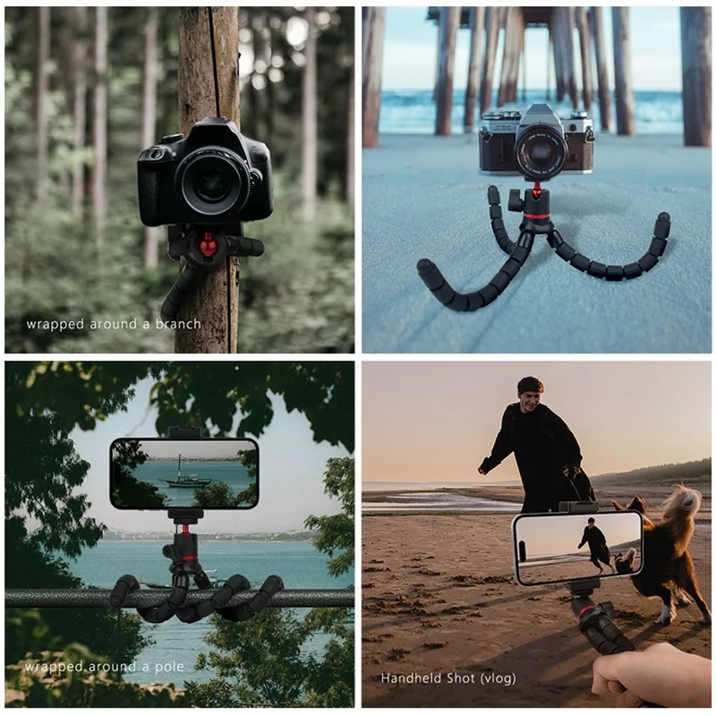 PULUZ PU860 For DSLR Camera  /  GoPro  /  Smartphone Octopus Tripod Stand with Remote Control
