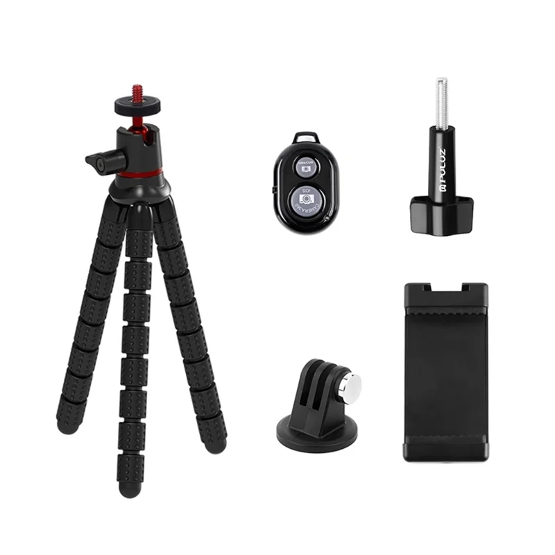 PULUZ PU860 For DSLR Camera  /  GoPro  /  Smartphone Octopus Tripod Stand with Remote Control