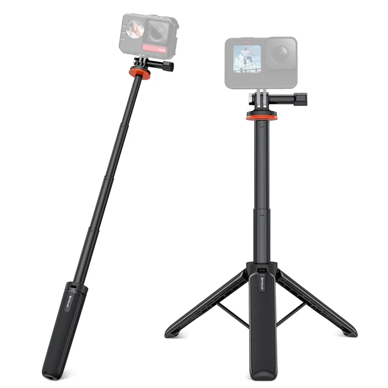 PULUZ PU733B 4-stage Adjustable Non Slip Tripod for GoPro / DJI Action Camera Extendable Selfie Stick