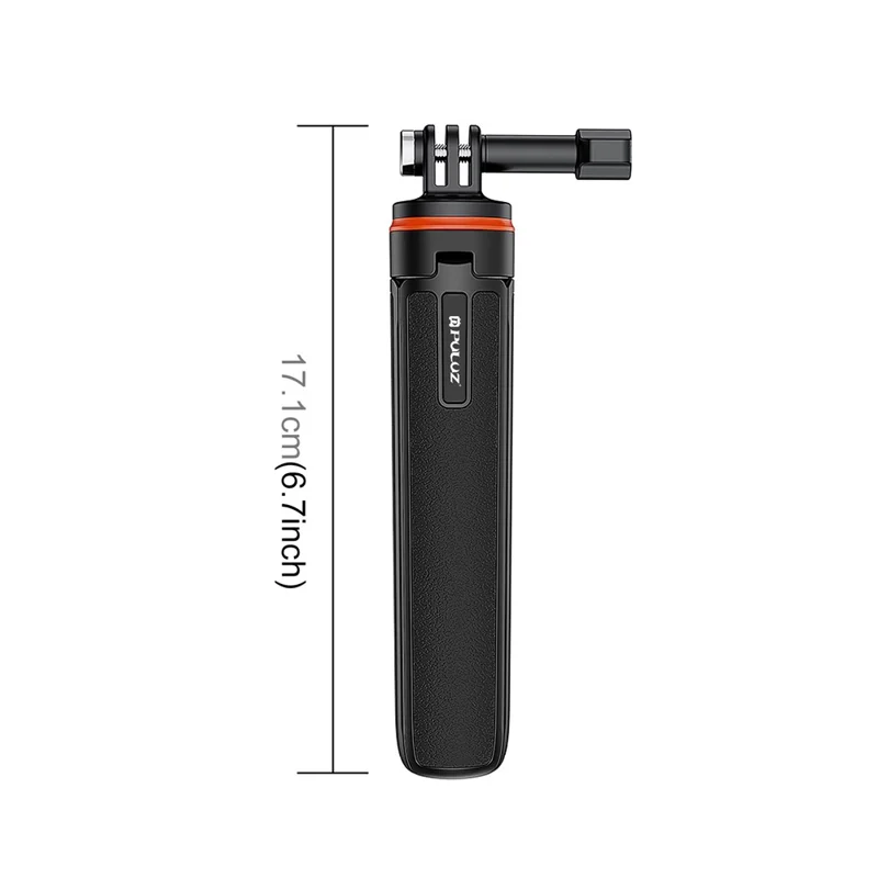 PULUZ PU733B 4-stage Adjustable Non Slip Tripod for GoPro / DJI Action Camera Extendable Selfie Stick