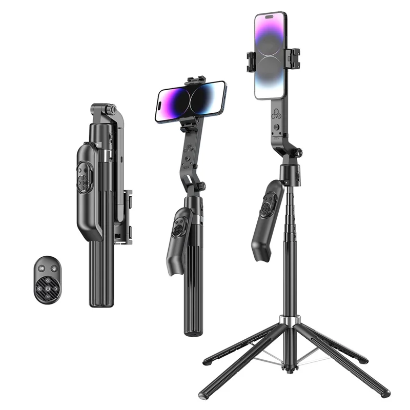 Q565 Smartphone Facial Tracking Gimbal Selfie Stick Anti Shake Extendable 4-Leg Stand