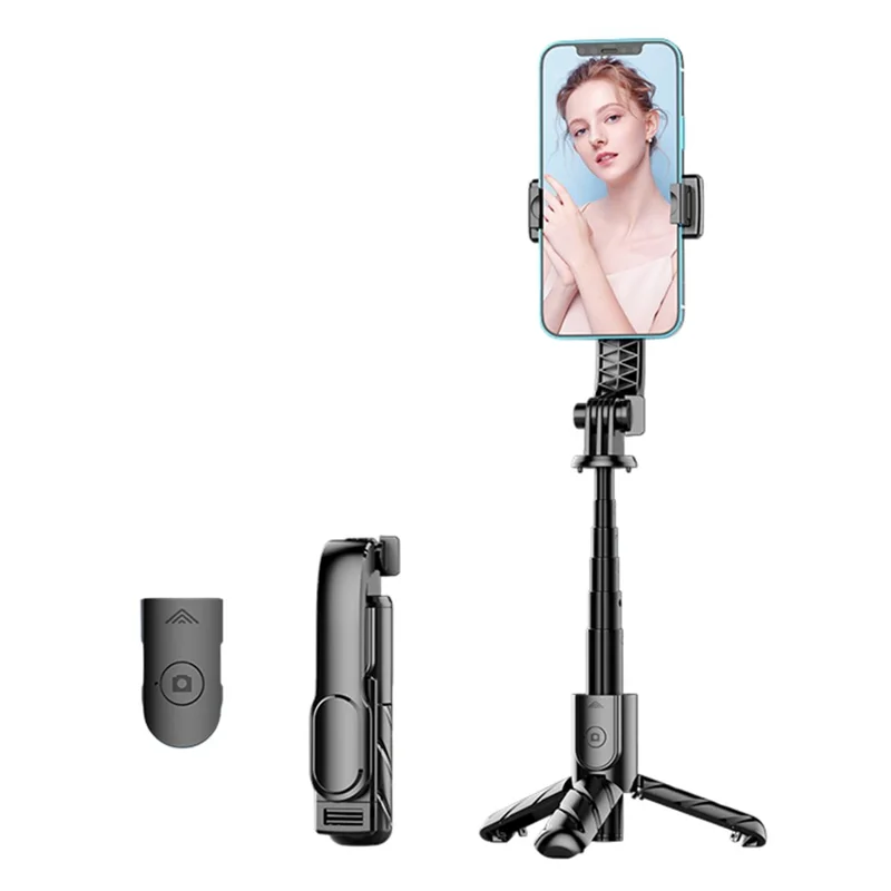 K25MINI Portable Bluetooth-Compatible Selfie Stick Smartphone Live Streaming Photography Tripod