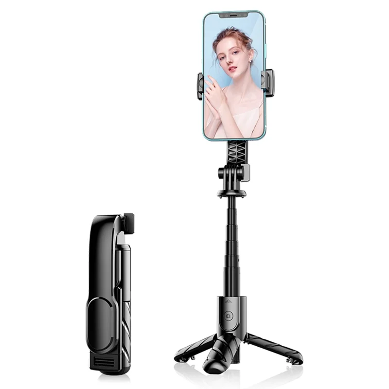 K25MINI Portable Bluetooth-Compatible Selfie Stick Smartphone Live Streaming Photography Tripod