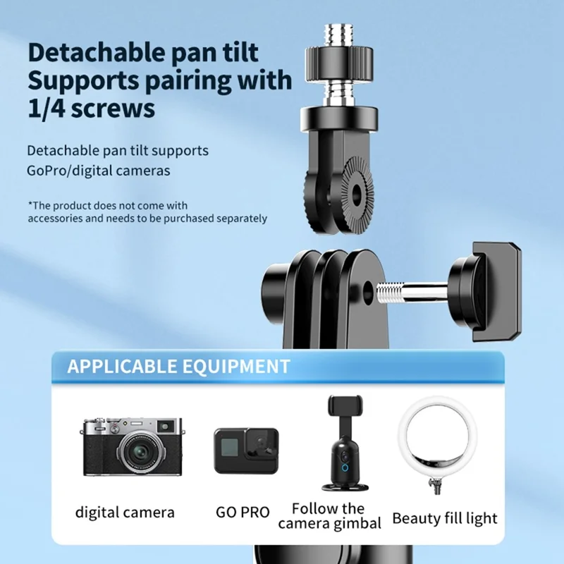 K25MINI Portable Bluetooth-Compatible Selfie Stick Smartphone Photography Tripod with 1 Fill Light