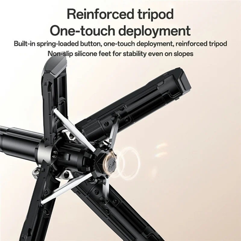 YESIDO SF31 MINI Tripod Selfie Stick Magnetic Phone Mount Remote Selfie Stick for Travel / Vlogging