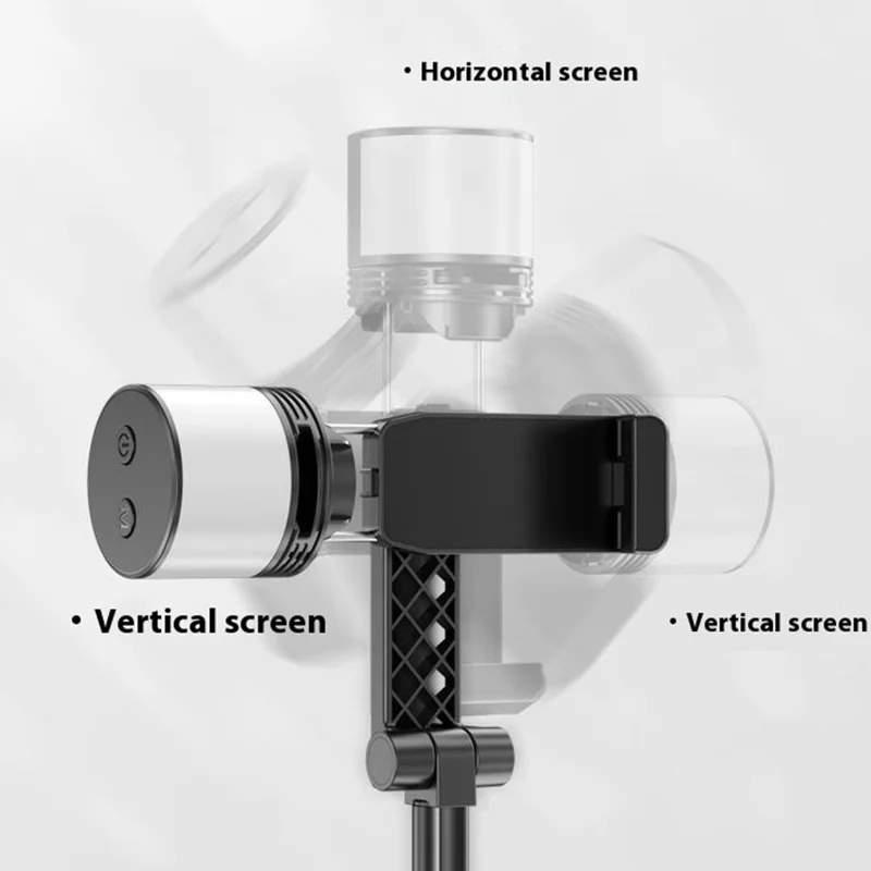 P27-D Portable Selfie Stick Tripod Auto Pop-Up with RGB Beauty Light 1.9m Extendable for Travel Photography