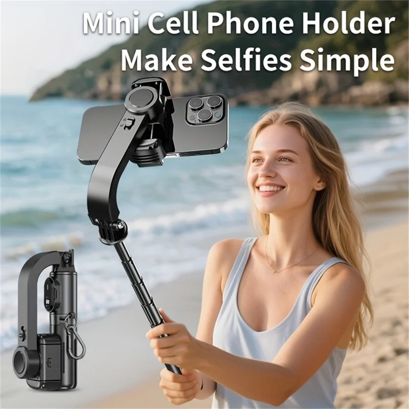 Q30 Selfie Stick Stabilizer Anti Shake Extendable Handheld Tripod for Smartphones  /  Photography  /  Vlogging