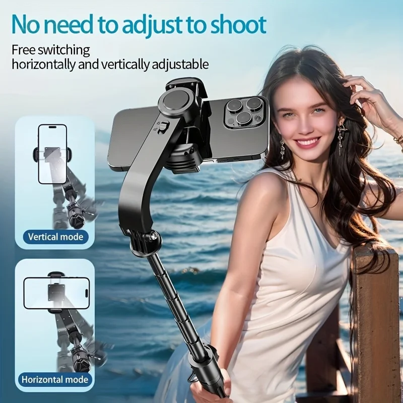 Q30 Selfie Stick Stabilizer Anti Shake Extendable Handheld Tripod for Smartphones  /  Photography  /  Vlogging