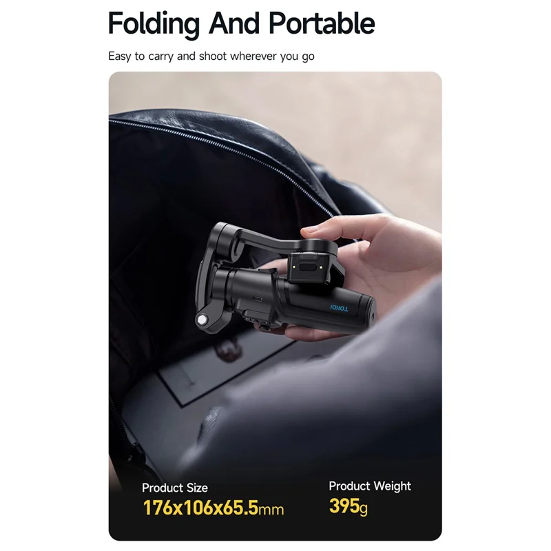 M06 جهاز يدوي مستقر ثلاثي المحاور للهاتف الذكي مع تتبع ذكي للوجه وعصا سيلفي قابلة للتمديد ومزودة بإضاءة مساعدة