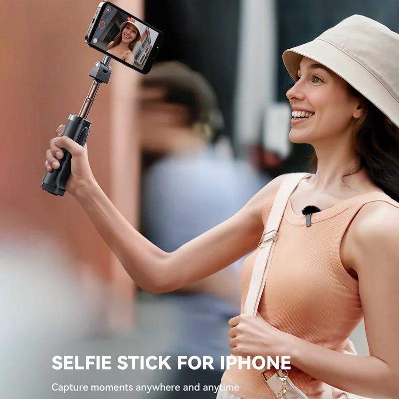 JOYROOM JR -ZS509 360 Degree Rotation Magnetic Selfie Stick Travel Phone Holder with Bluetooth-compatible Remote