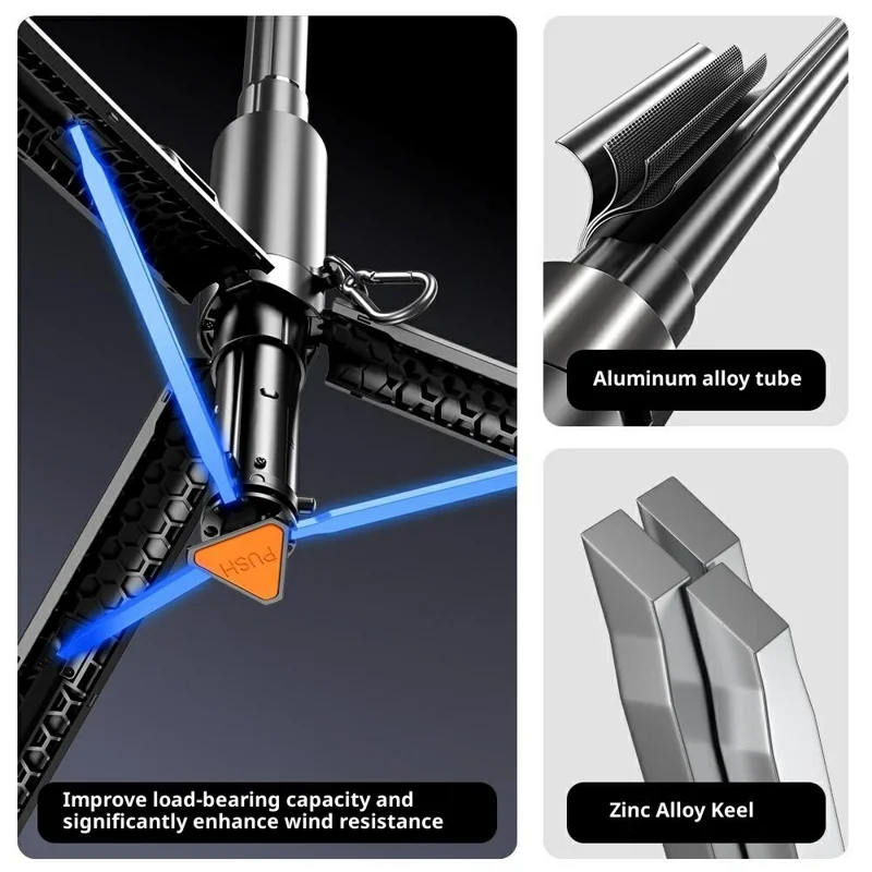 P27 Bärbar Selfie-stick Stativ för Smartphone Live Streaming Utvändig 37,7 cm-1,9 m Monopod