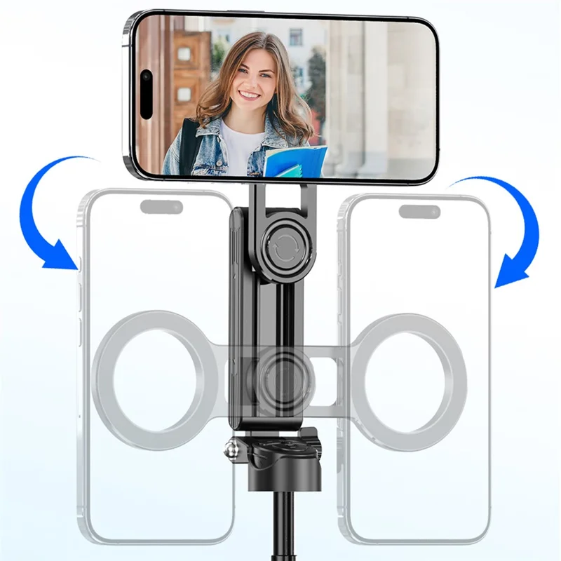CYKE F08 Magnetic Phone Holder Mini Selfie Stick Stretchable 4-Leg Tripod Stand with Bluetooth-compatible Remote