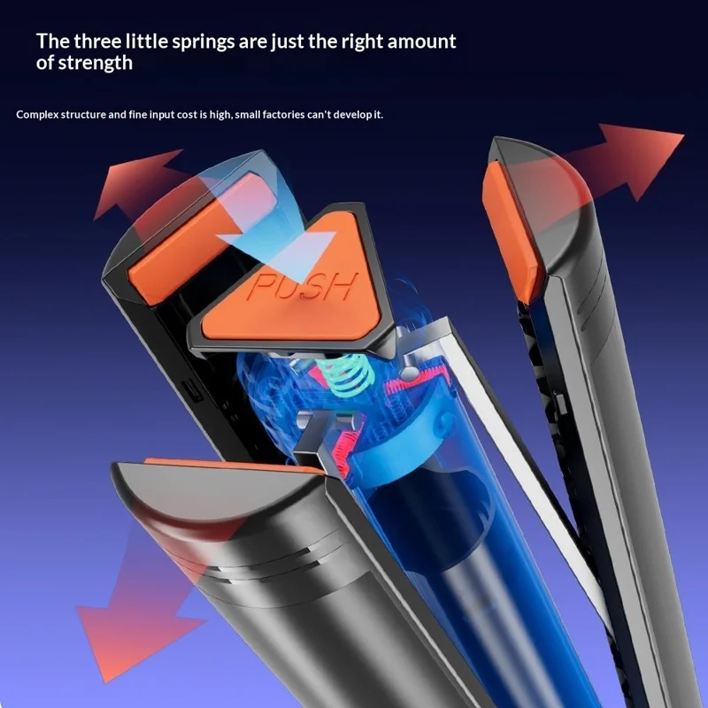 P61Q Live Streaming Selfie Stick Tripod Lamp 10 Inch Ring Light with Remote for Photography / Video Recording - Black