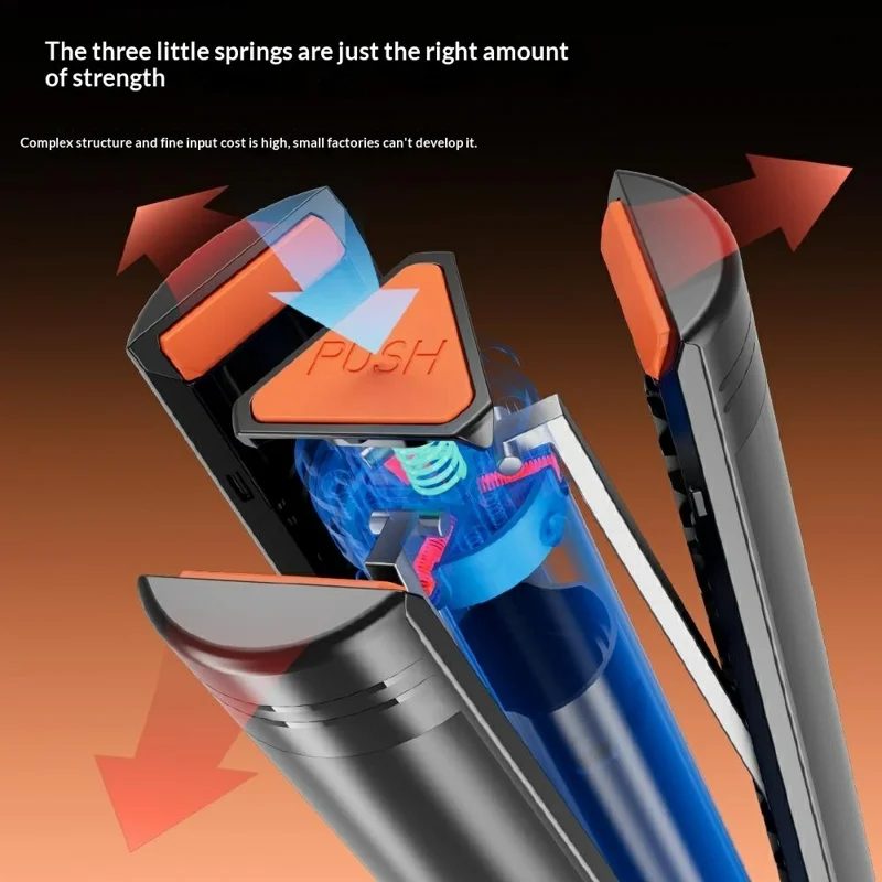 P61RGB Selfie Ring Light med stativ til telefon, udstyr til livesending og belysning med fjernbetjening - Sort