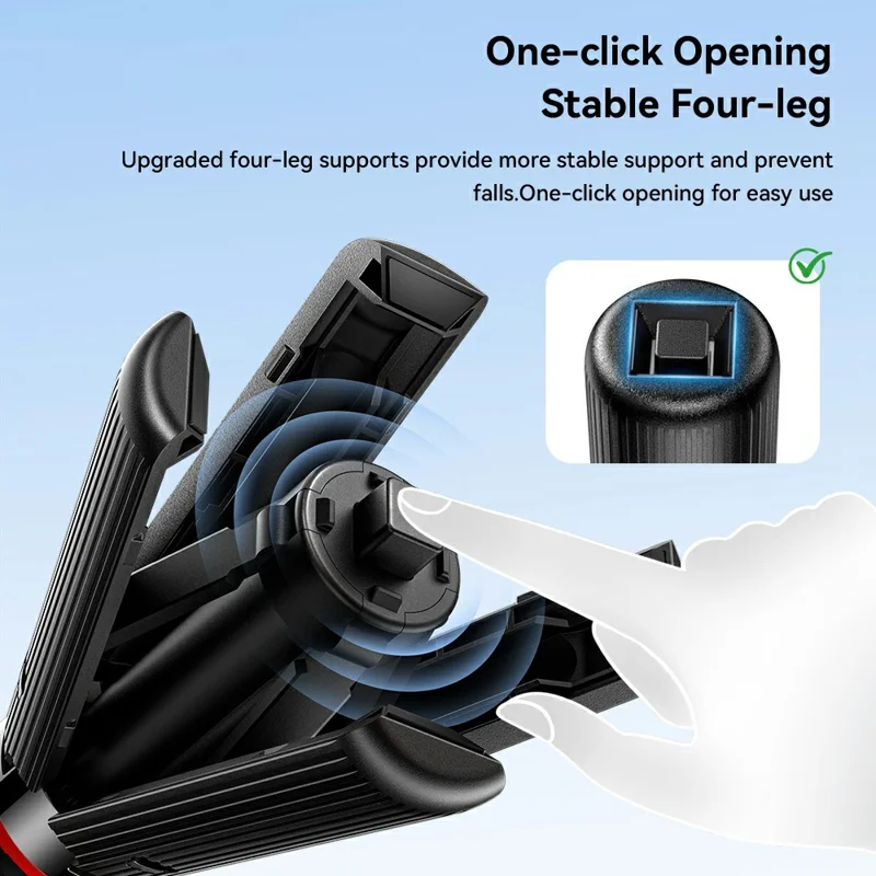 ESSAGER 4-in-1 Mini Selfie Stick Phone Clip Holder Bluetooth-compatible Remote Tripod Stand for Phone Photography