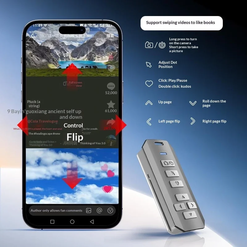 T02TK Multi-axis Rotation Selfie Stick Tripod with 2Pcs Removable Rotating Square Lights Bluetooth-compatible 5.2 Remote Control Touch Phone Tripod Stand 