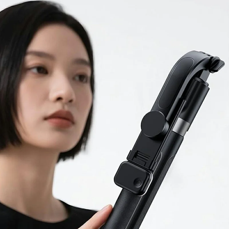 X188 Bluetooth-compatible Selfie Stick 3-Axis Stabilization 1.88m Extendable Tripod with Remote Control for Photography - Black