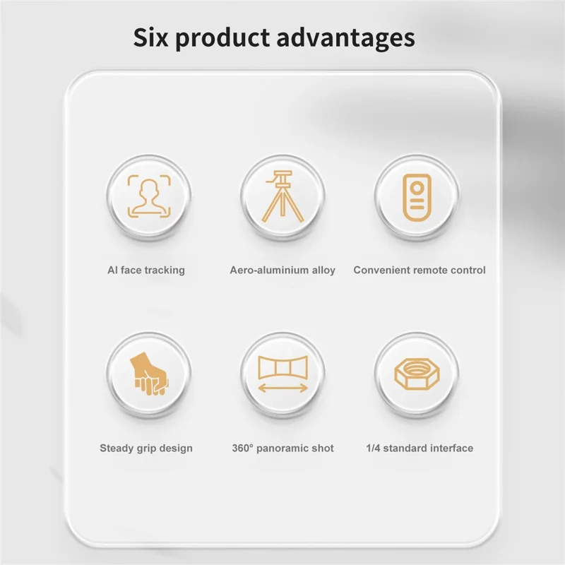 Q13 AI Tracking Gimbal Selfie Stick 360 Degree Auto Face Follow Phone Stabilizer Tripod with Remote Control