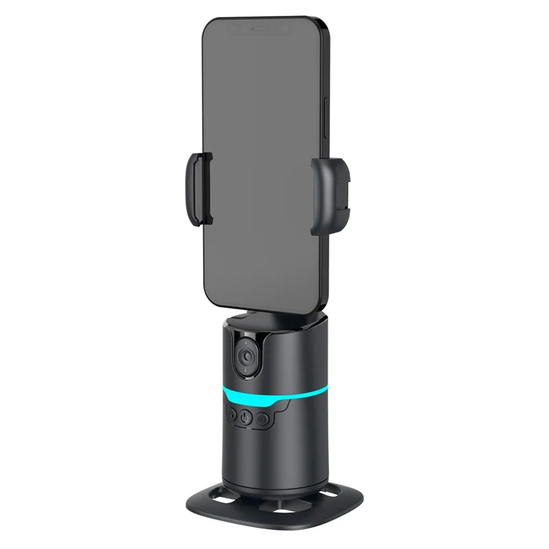 Q14 AI Smart Tracking Gimbal 360 Degree Automatic Face Following Phone Stabilizer with Remote - Black