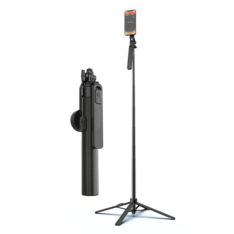 K05 Magnetic Tripod Selfie Stick Bluetooth-compatible Remote Control Foldable Phone Holder for Photography