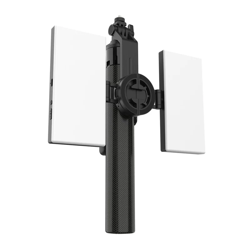 K06 Magnetic Selfie Stick with 2Pcs Fill Lights Bluetooth-compatible Tripod Stand Extendable Phone Holder for Photography