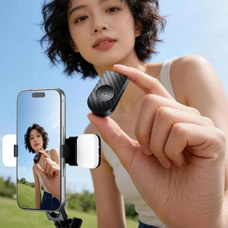 X5SE Selfie-Stick Stativ mit 2 Stk. Ausgleichslicht 1,7 m Verlängerung Bluetooth-fähige Fernbedienung Tragbarer Live-Streaming-Handyhalter – Schwarz