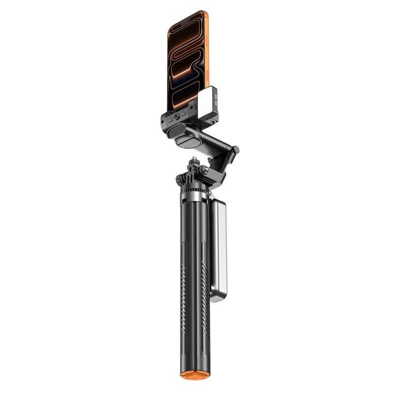 Q54 AI Gimbal Selfie Stick with Face Tracking Magnetic RGB Fill Light Extendable Phone Tripod Stand for Live Streaming