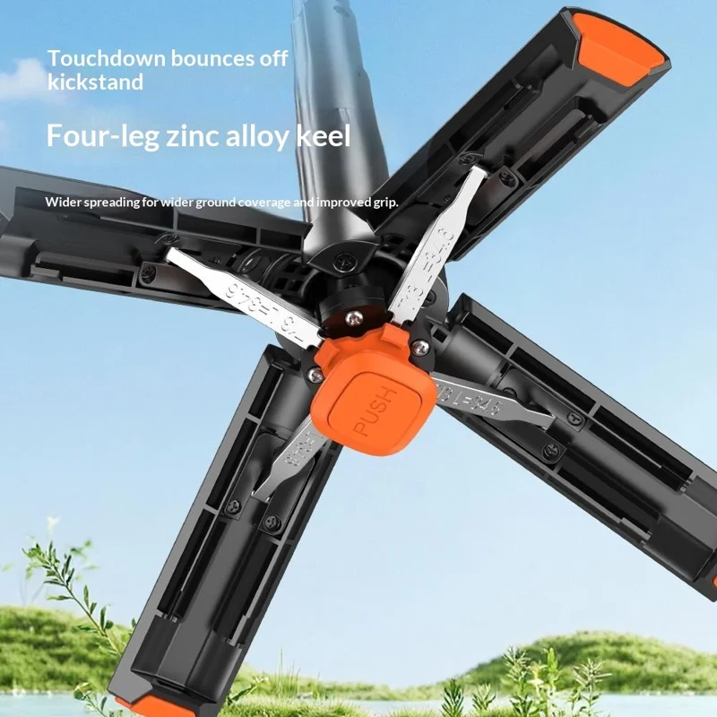 T13Y-C Magnetic Phone Holder Auto Pop-Up Tripod Extendable Selfie Stick with Bluetooth-compatible Remote for Photography - Black