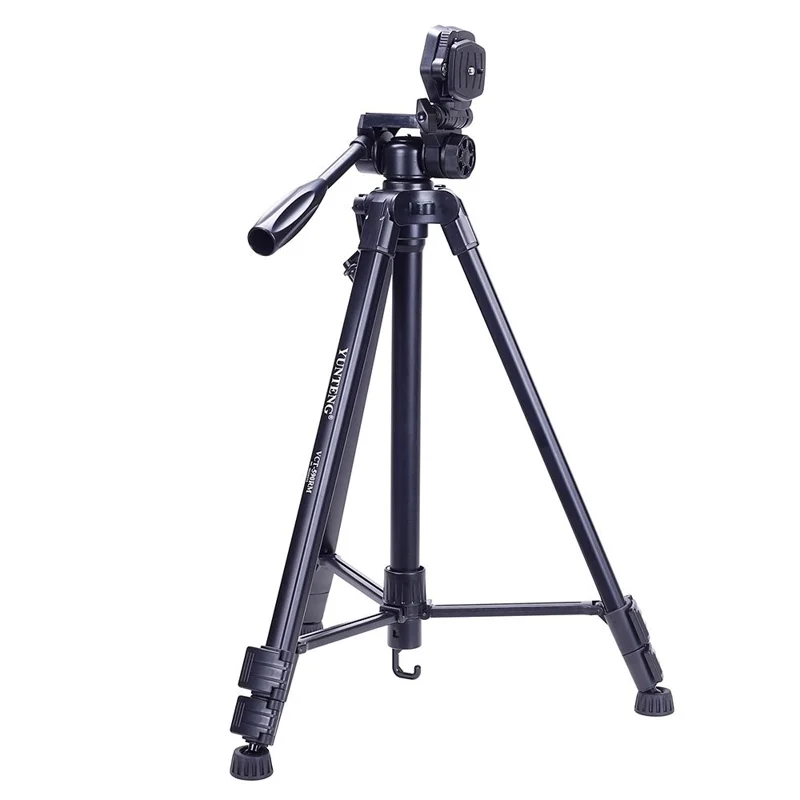 YUNTENG VCT-590 Portable Tripod with Damping Head for Canon Nikon Sony SLR Camera