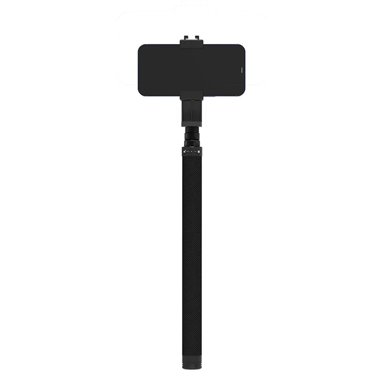 TELESIN TE-MNP-117 1.16m Carbon Fiber Selfie Stick Adjustable Length Monopod with 1/4 Screw Hole for Phone Action Camera