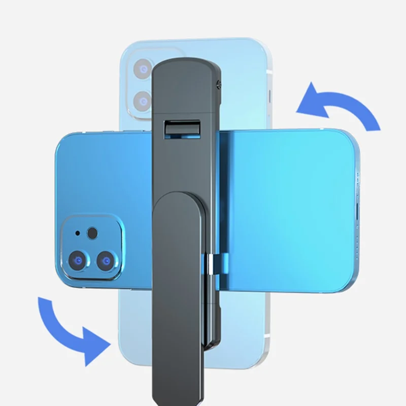 P60PRO Selfie Stick with Wireless Bluetooth-compatible Remote Control Portable 1.1m Tripod Stand with Fill Light - White