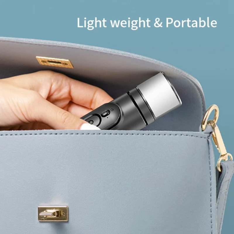 Q12S حامل ثلاثي القوائم مصنوع من سبائك الألومنيوم مع عصا سيلفي وإضاءة وريموت كонтrol لاسلكي بلوتوث - وردي