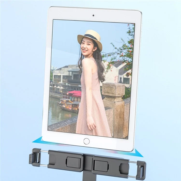 P40L-V1 Stante Trescod 2 in 1 Bluetooth Remote Control Selfie Con Supporto Per Doppio Telefono (luce di Riempimento Singolo)