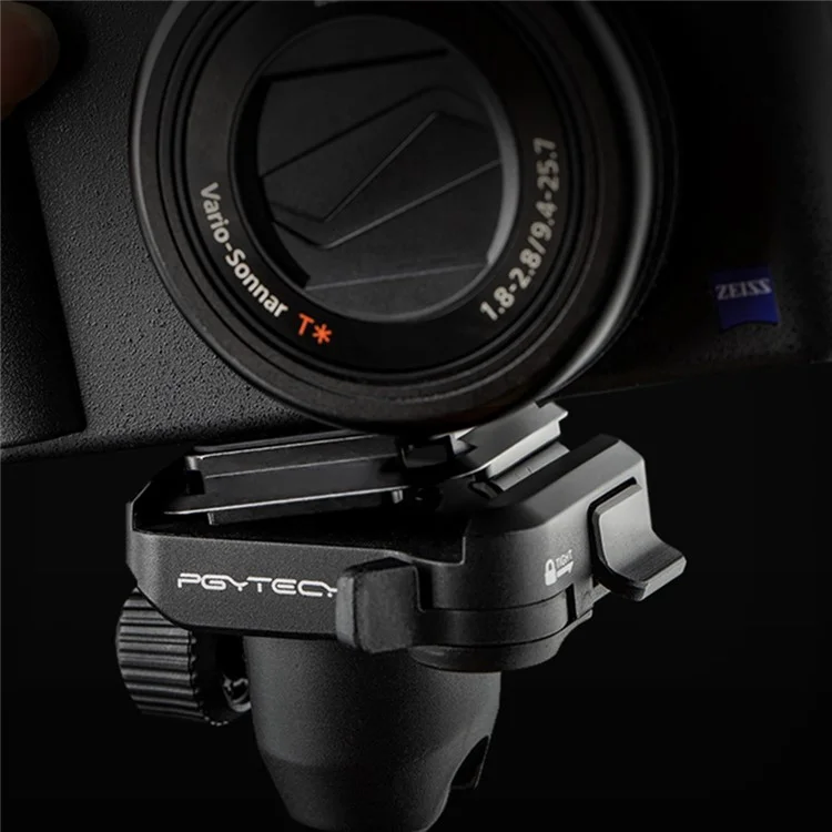 Pgytech Mantispod Vlogging Tripod Mini Trépied Flexible Avec Pancoramique Ball Head Action Caméra Accessoire - le Noir