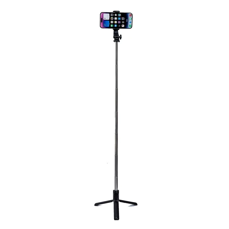 Z8 103cm Extendable Selfie Stick Tripod Cell Phone Holder Selfie Stick Stand with Wireless Remote Control - Pink