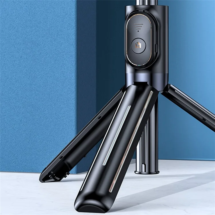 Palo Selfie Stick Trípode Extensible de 105 cm para Teléfono con Control Remoto para Viajes, Videoblogs - Rosa