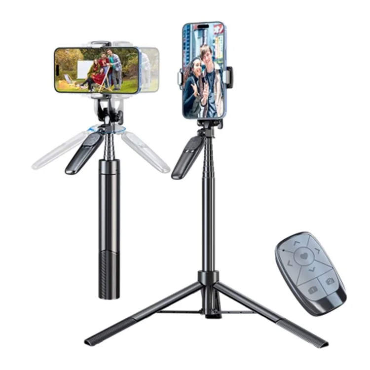 PIXEL ST2 1.6m Outdoor Folding Anti-Shake Selfie Stick Portable Cell Phone RC Gimbal Tripod Stand with Bluetooth-compatible Remote Control