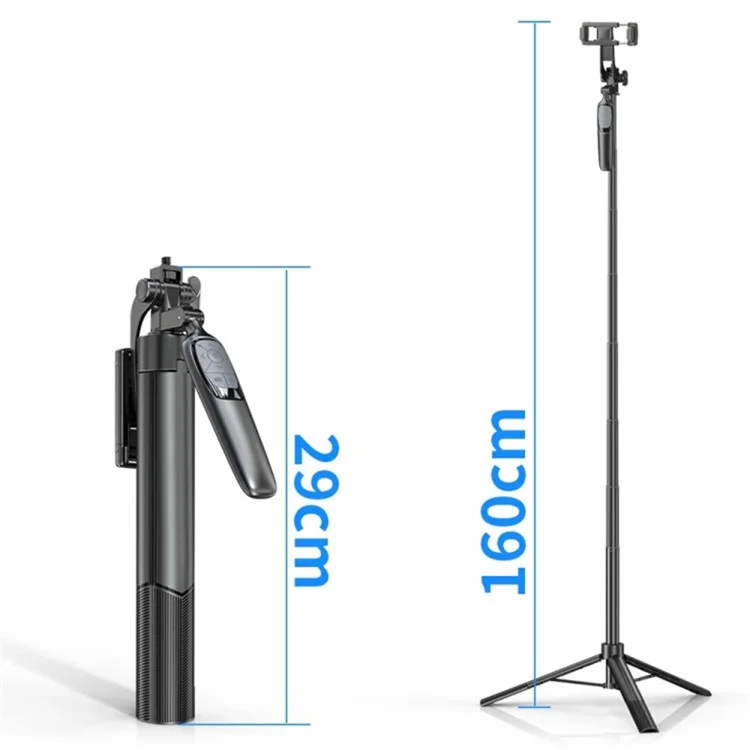 PIXEL ST2 1.6m Outdoor Folding Anti-Shake Selfie Stick Portable Cell Phone RC Gimbal Tripod Stand with Bluetooth-compatible Remote Control