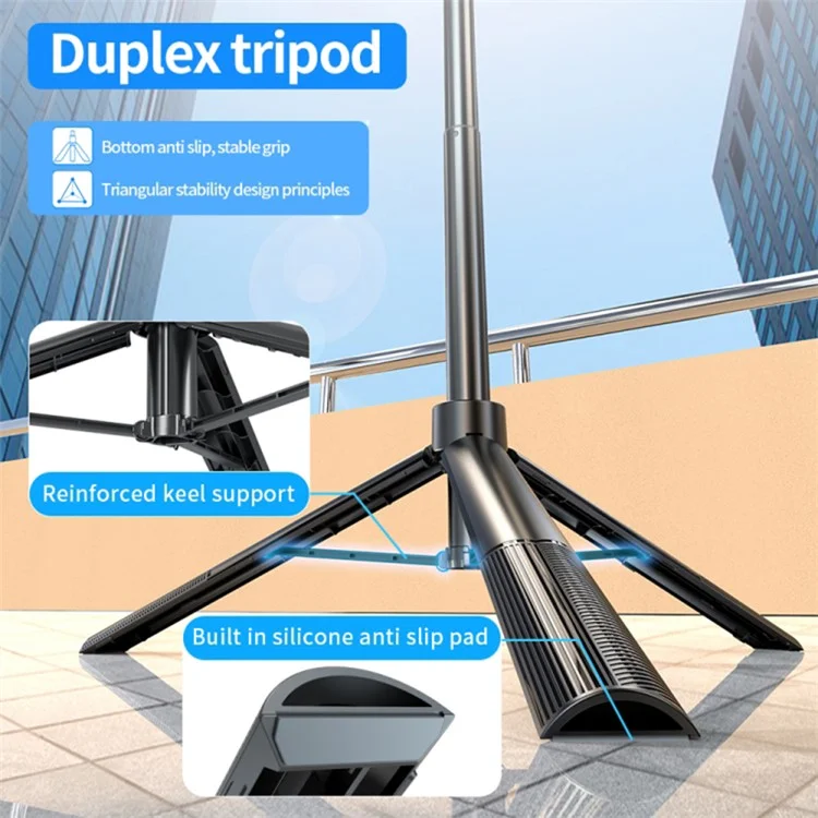 PIXEL ST2 1.6m Outdoor Folding Anti-Shake Selfie Stick Portable Cell Phone RC Gimbal Tripod Stand with Bluetooth-compatible Remote Control