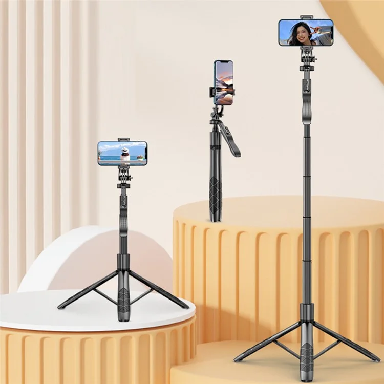 XIAOMI YOUPIN FUNSNAP L16 Monopiede Telescopico 1,53m per Telefono con Supporto Treppiede e Bastone Selfie Bluetooth