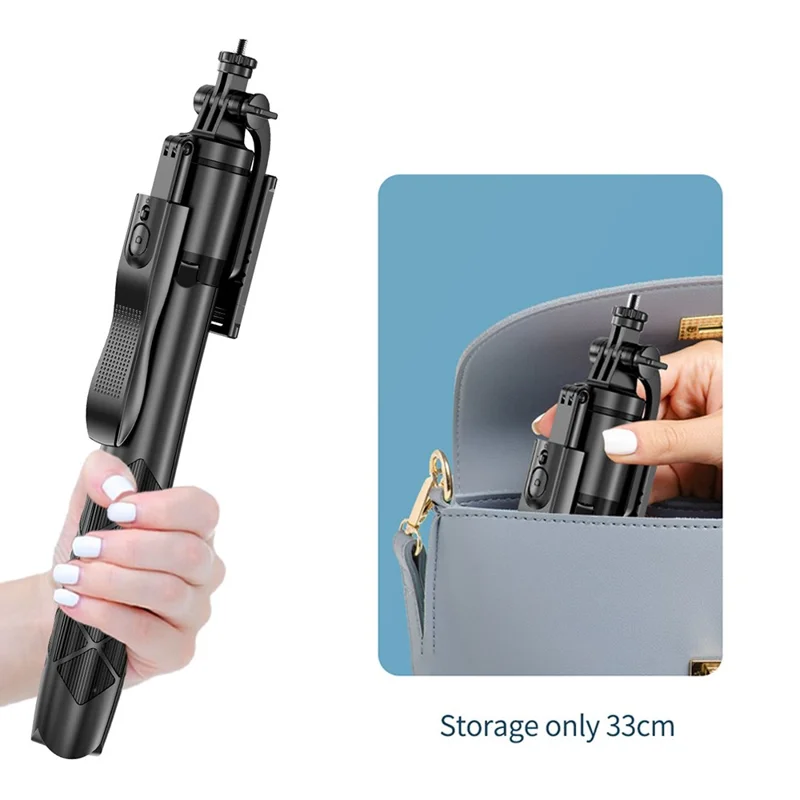 XIAOMI YOUPIN FUNSNAP L16 Monopiede Telescopico 1,53m per Telefono con Supporto Treppiede e Bastone Selfie Bluetooth