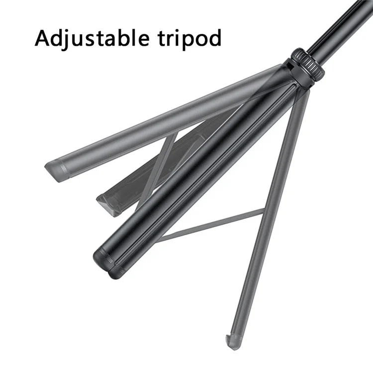 YESIDO SF17 Multifunctional Tripod Selfie Stick for Cell Phones, Camera Retractable Metal Tripod Stand
