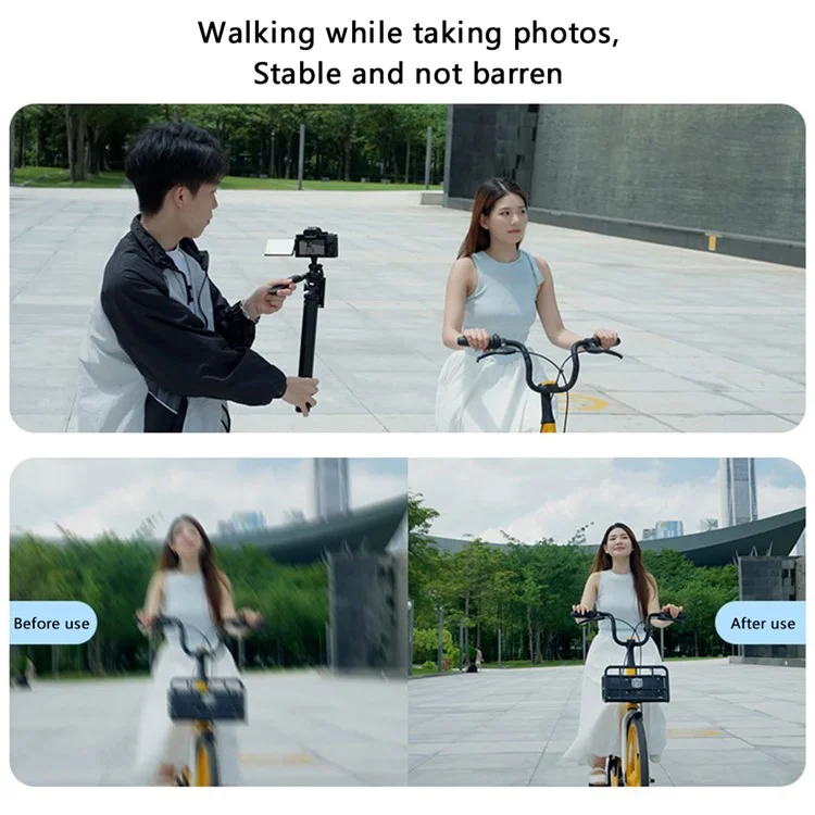 YESIDO SF17 Multifunctional Tripod Selfie Stick for Cell Phones, Camera Retractable Metal Tripod Stand